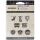 Klipsy metalowe Prima Marketing Cartographer, 8szt